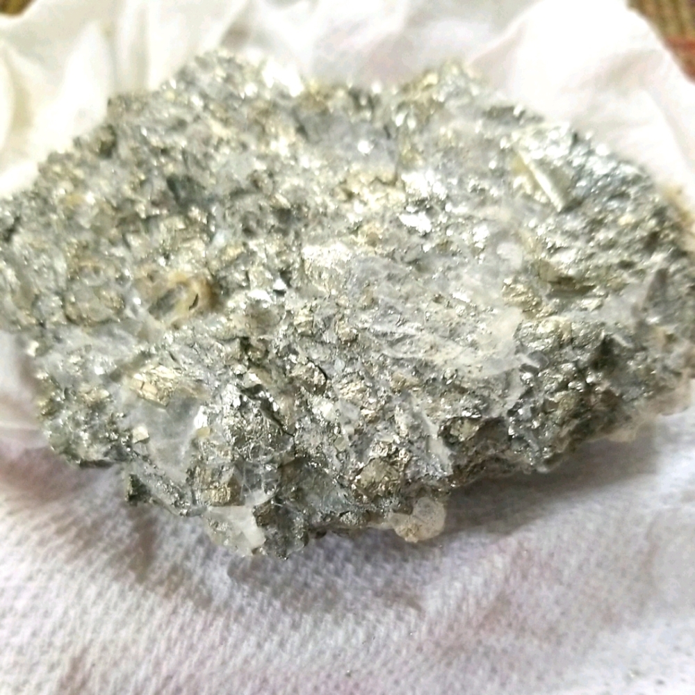 COPY - Platinum & Gold Ore Specimen Rock Gold Mine Colorado